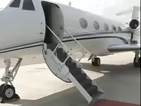 Trio on a airplane
